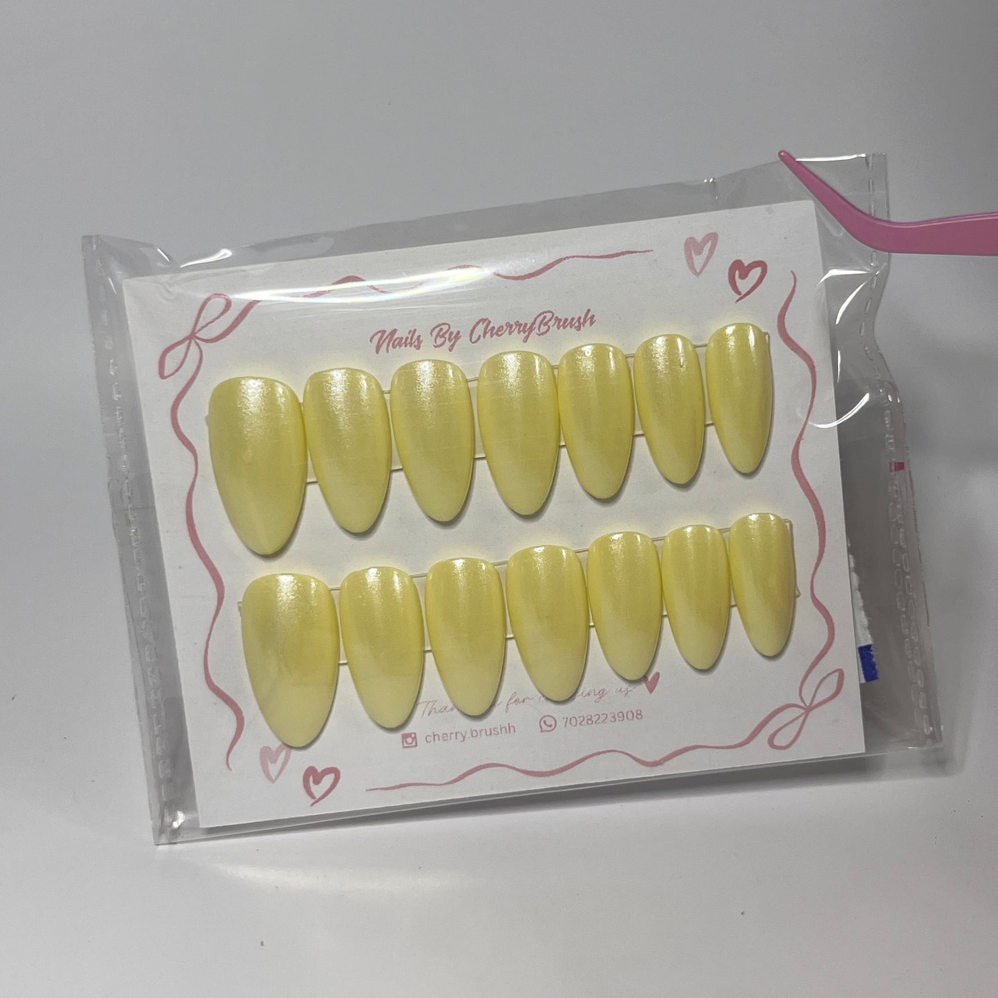 Chrome press on nails