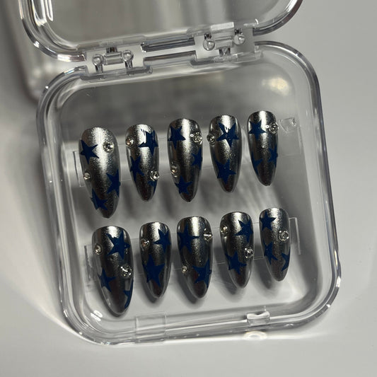 Star light press on nails