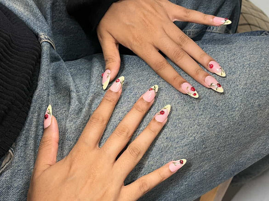 Ladybug Press on nails