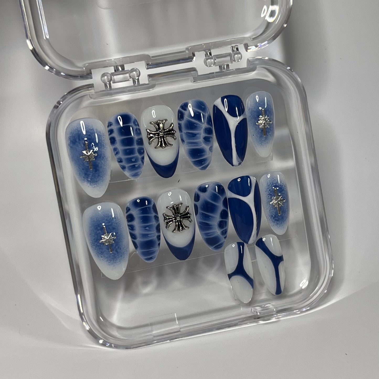 Royal mist Press on nails