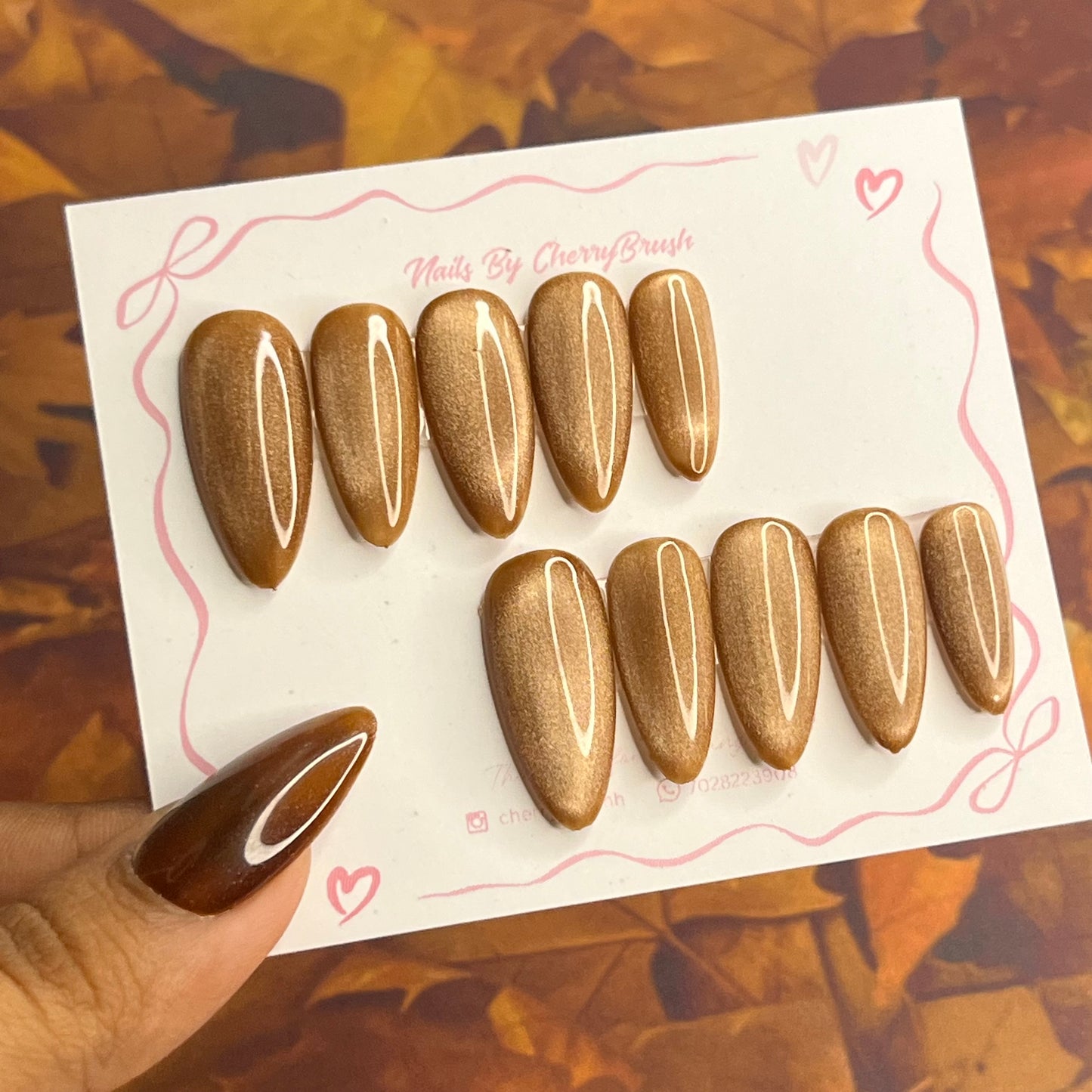 Autumn press on nails