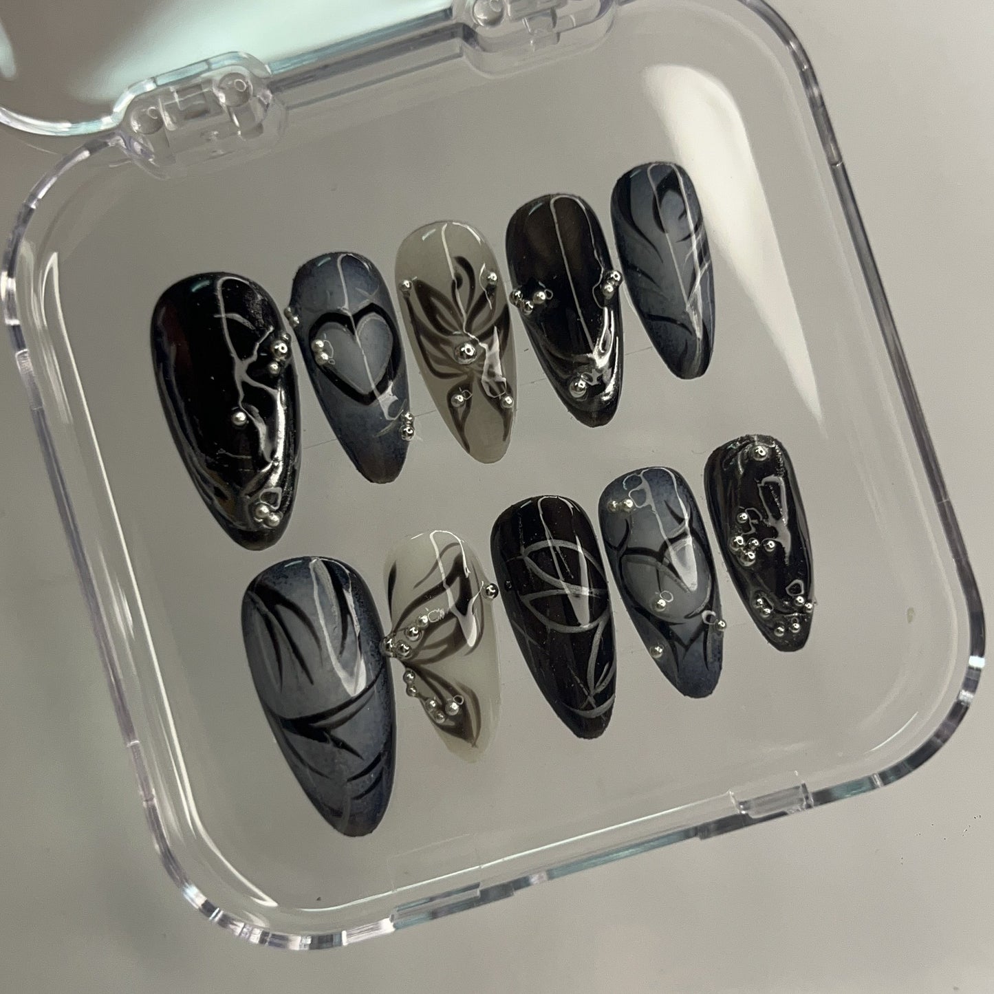 Midnight Spell press on nails