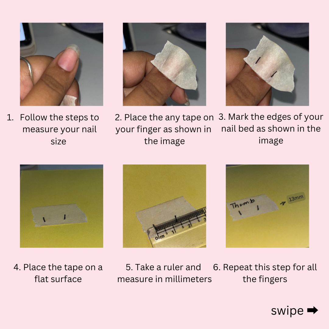 Applelicious press on nails