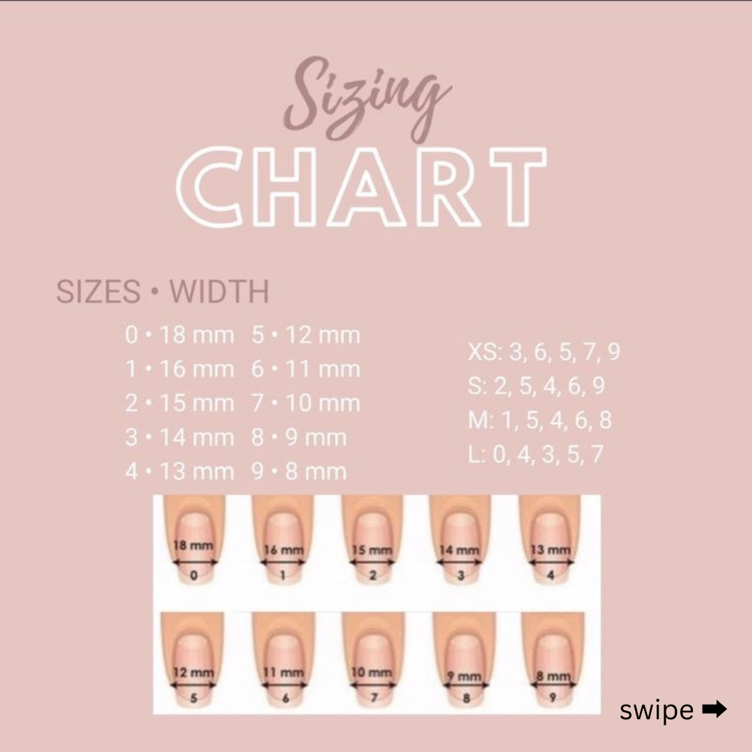 Applelicious press on nails