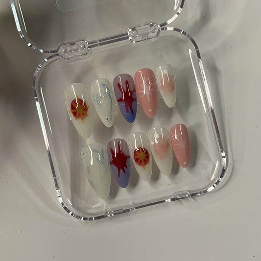 Starfall Dream press on nails